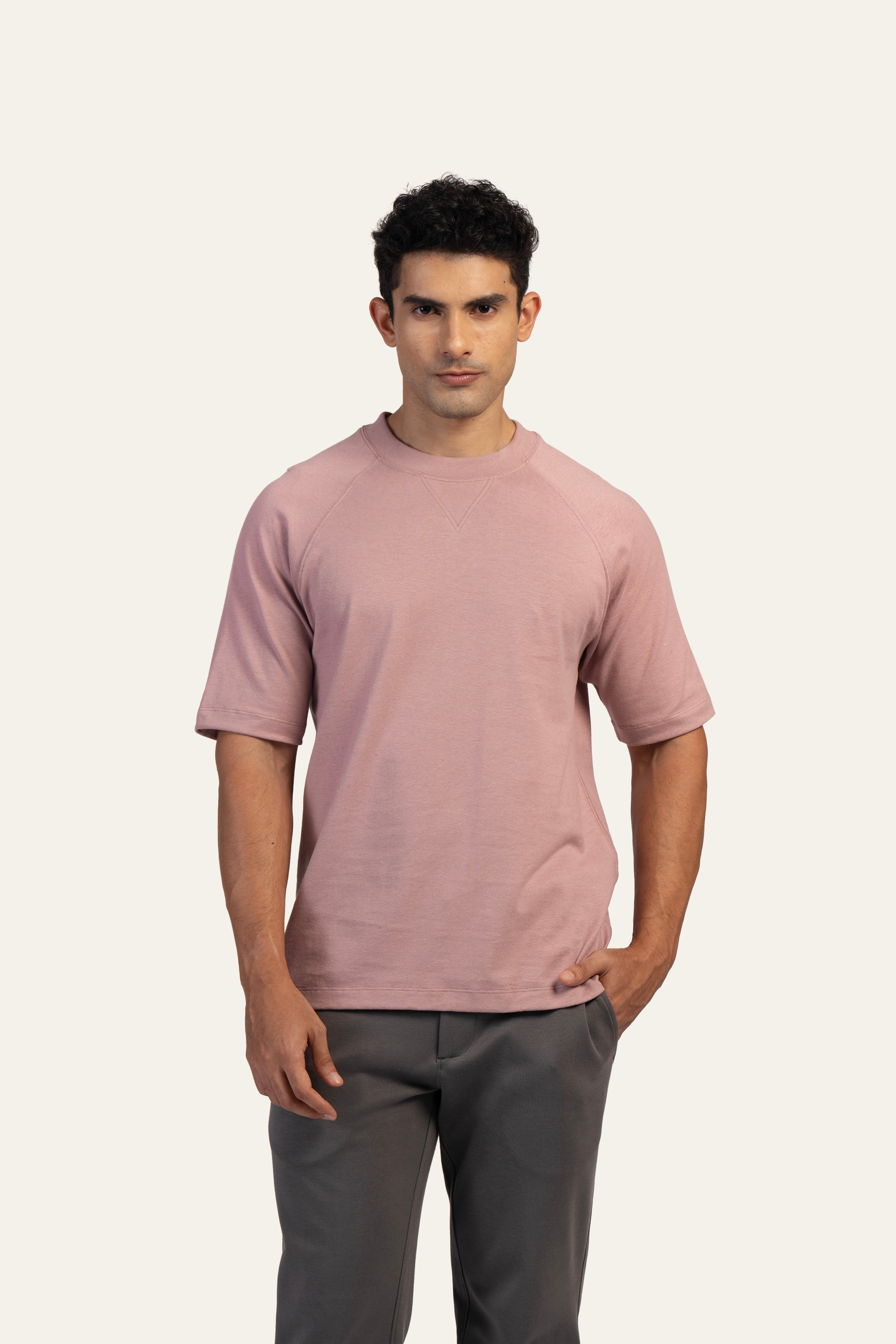 Crew Neck Raglan Sleeve